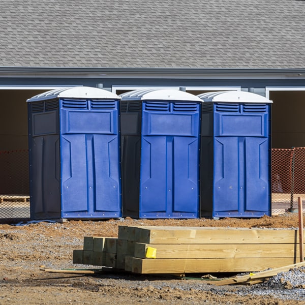 are there different sizes of portable toilets available for rent in Follett Texas